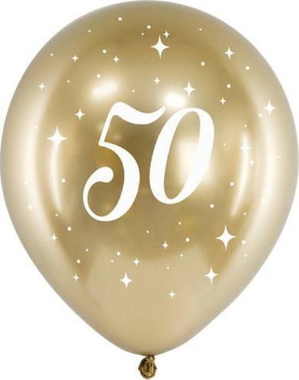 Picture of Party Deco Balony Glossy 30cm, 50, zoty one size
