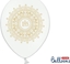 Attēls no Party Deco Balony Komunijne, IHS, biae ze zotym nadrukiem, 30 cm, 6 szt. uniwersalny