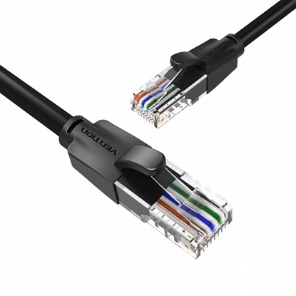 Picture of PATCH CABLE CAT.6 UTP/2M BLACK IBEBH VENTION