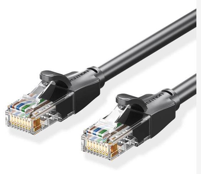 Picture of PATCH CABLE CAT.6 UTP/8M BLACK IBEBK VENTION