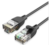Picture of PATCH CABLE CAT.6A UTP/1M BLACK IBIBF VENTION