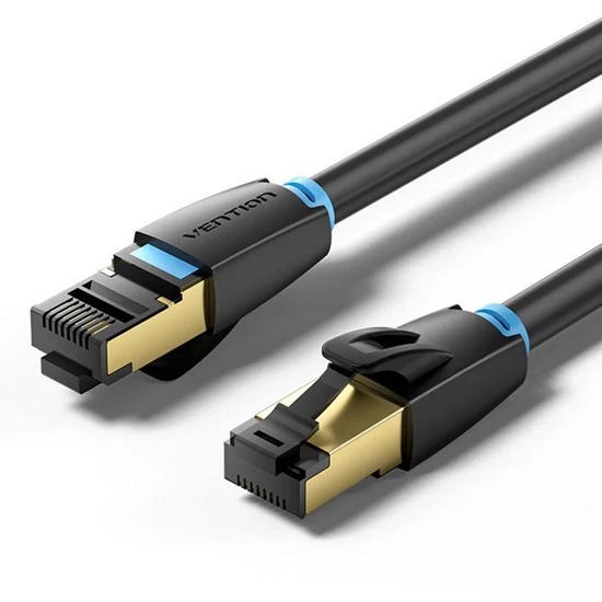 Picture of PATCH CABLE CAT.8 SFTP/3M BLACK IKABI VENTION