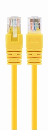 Изображение PATCH CABLE CAT5E UTP 0.25M/YELLOW PP12-0.25M/Y GEMBIRD