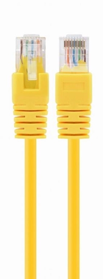 Picture of PATCH CABLE CAT5E UTP 0.25M/YELLOW PP12-0.25M/Y GEMBIRD