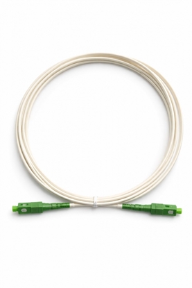 Attēls no Patchcord światłowodowy SC-SC APC 10m biały