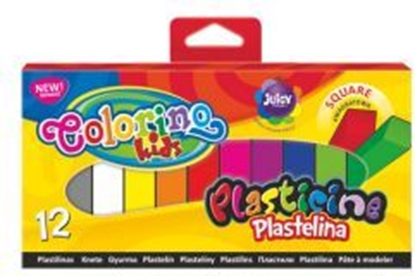 Изображение Patio Plastelina kwadratowa 12 kolorów Colorino