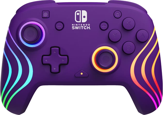 Изображение PDP Afterglow Wave Wireless Controller NS Purple