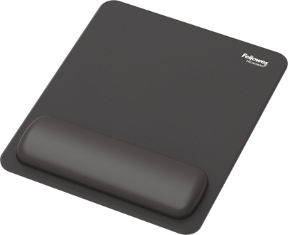 Изображение Peļu paliktnis Fellowes BREYTA Wrist Rest Microban Black