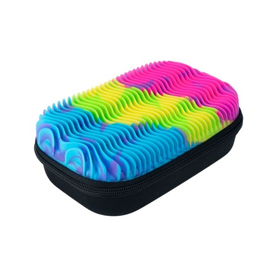 Picture of Penālis ZIPIT Wavey Silicone Storage Box, neona