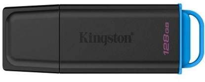 Изображение Pendrive Kingston Kingston Technology DataTraveler Exodia pami USB 128 GB USB Typu-A 3.2 Gen 1 (3.1 Gen 1) Czarny, Niebieski