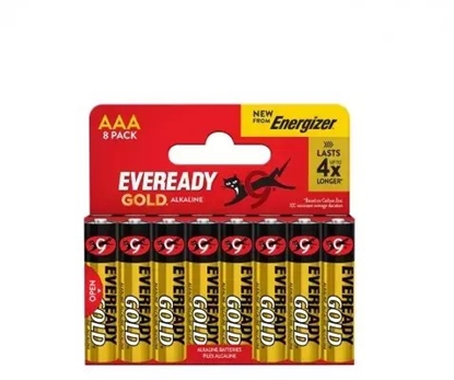 Picture of Philips Bateria EVEREADY GOLD from ENERGIZER, AAA, LR03, 1,5V, DHP8, 8 szt.