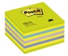 Picture of Piezīmju līmlapiņu kubs POST-IT Lollipop, 76x76mm, neonzila-zaļa toņos
