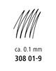 Picture of Pildspalva rasēšanai STAEDTLER PIGMENT LINER 0.1mm melna