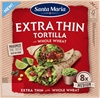 Изображение Pilngraudu kviešu tortilja 240g, īpaši plāna, Santa Maria