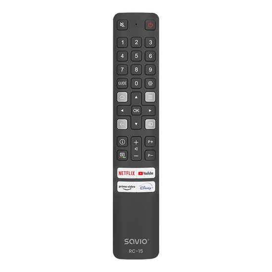 Изображение Pilot uniwersalny/zamiennik do TV TCL, Smart TV, RC-15 