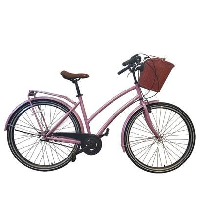 Изображение Pilsētas velosipēds Bisan 28 Serenity (PR10010419) roza/sudrabs (19)