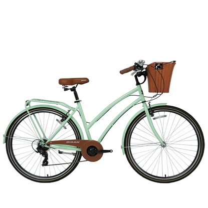 Изображение Pilsētas velosipēds Bisan 28 Serenity S (PR10010420) zaļš/melns (19)