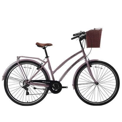 Изображение Pilsētas velosipēds Bisan 28 Serenity S Powder Pink (Rata izmērs: 28 Rāmja izmērs: 19)
