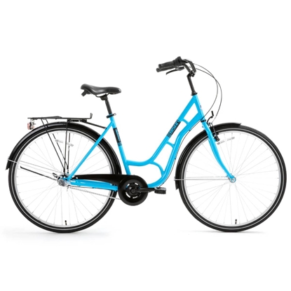 Изображение Pilsētas velosipēds Bisan Ambiance Blue/Black (Rata izmērs: 28 Rāmja izmērs: 20)
