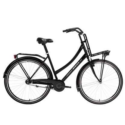 Изображение Pilsētas velosipēds Bisan Fluante C Glossy Black /Silver (Rata izmērs: 700C Rāmja izmērs: 20,5)