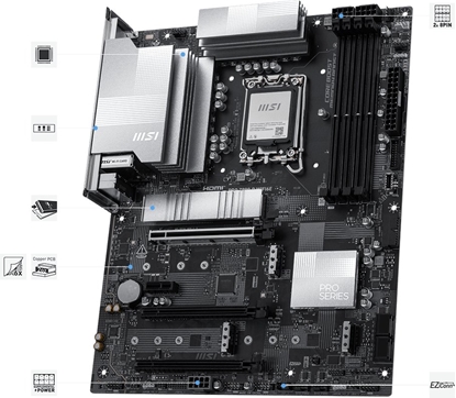 Изображение Pyta gówna MSI MSI Pro Z890-P WiFi6E           (Z890,S1851,ATX,DDR5)