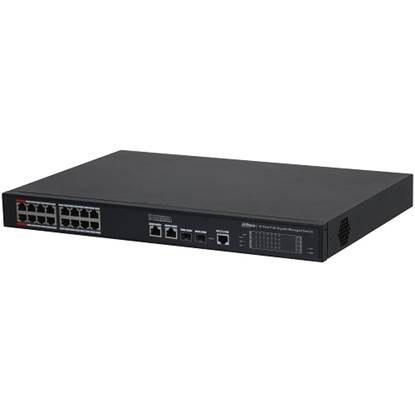 Attēls no PoE switch 100Mbps 16+2G uplink S4220-16GT-190