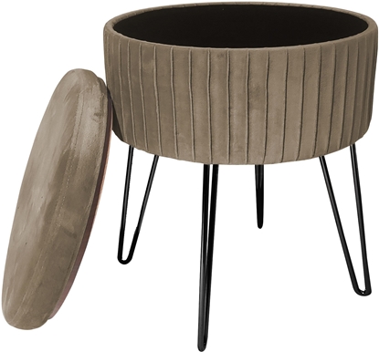 Изображение POUF HS522-5 36X36X45CM TAUPE