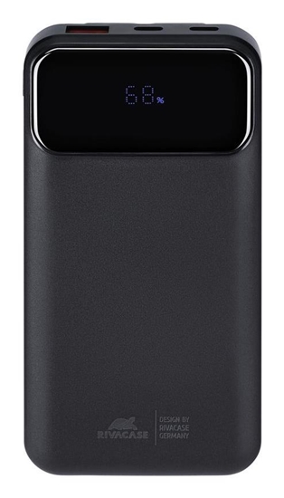 Изображение POWER BANK USB 10000MAH/VA2211 BLACK RIVACASE