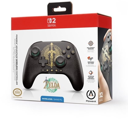 Attēls no PowerA PowerA SWITCH2 Pad bezprzewodowy Advantage - Zniszczony Master Sword