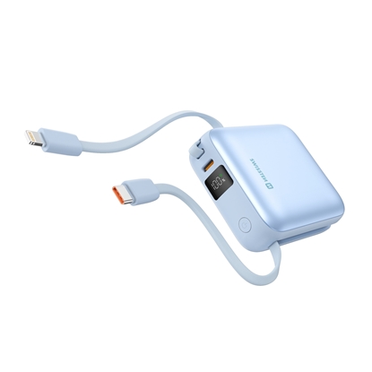 Picture of Powerbank Swissten Swissten SPACE Power Bank Universal External Battery USB-C / Lightning / 10000 mAh Blue