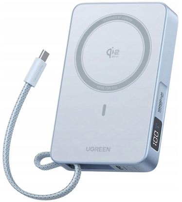 Picture of Powerbank Ugreen MagFlow PB773 10000mAh Niebieski