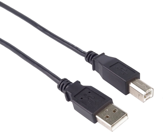 Picture of PremiumCord kabel USB 2.0, A-B, 0.5m, czarny