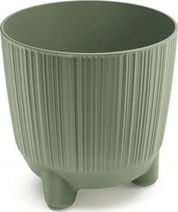 Изображение Prosperplast Doniczka na nókach Ryflowana Ryfo DRF130N zielona