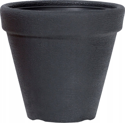 Изображение Prosperplast Doniczka okrga CLASSIC DBC40-S433, Kolor Antracyt, Prosperplast, Wymiary 40x34 cm