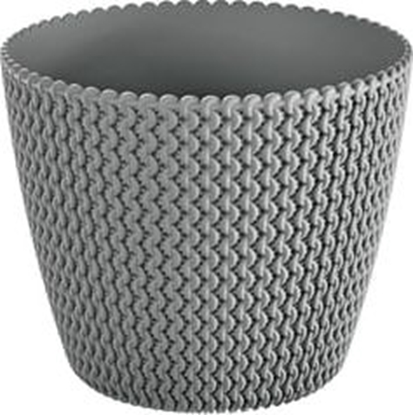 Изображение Prosperplast Doniczka Prosperplast Splofy r. 16 cm szary kamienny