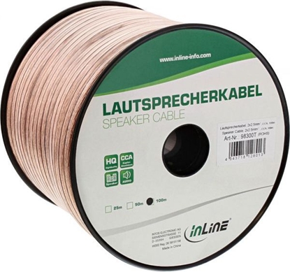 Изображение Przewód InLine Kabel gonikowy 2x 2.5, 100m (98300T)