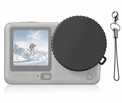 Изображение Puluz Dekielek Silikonowy Osona Zalepka Na Obiektyw Do Kamery Dji Osmo Action 6 / Pu1075b