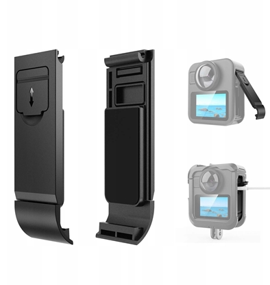 Изображение Puluz Klapka Baterii Boczna Osona Drzwiczki Otwór Na Usb-c Do Gopro Max 2 / Max2 / Pu1097b