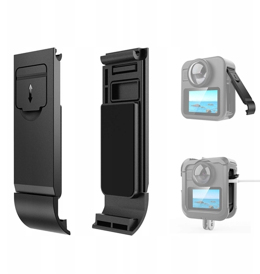 Picture of Puluz Klapka Baterii Boczna Osona Drzwiczki Otwór Na Usb-c Do Gopro Max 2 / Max2 / Pu1097b