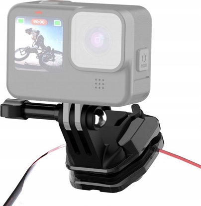 Изображение Puluz Motocyklowy klips na szyb PULUZ do kamer sportowych (czarny)