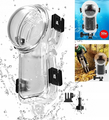 Изображение Puluz Obudowa Wodoodporna Podwodna Etui Insta360 X4 Air Do Nurkowania Wody 50m / Pu1064t