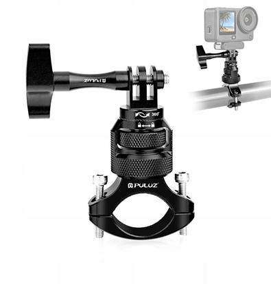 Изображение Puluz Uchwyt Kierownica 360s. Mocowanie Na Motor Rower Do Gopro Sjcam Xiaomi Dji / Pu796b