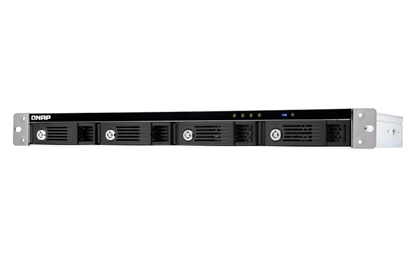 Picture of QNAP TR-004U storage drive enclosure HDD/SSD enclosure Black, Grey 2.5/3.5"