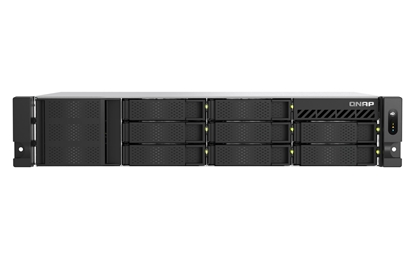 Attēls no QNAP TS-855EU-8G NAS/storage server SAN Rack (2U) Ethernet LAN Black C5125