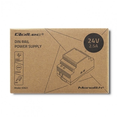 Picture of Qoltec Zasilacz na szyn DIN 24V 60W 2.5A