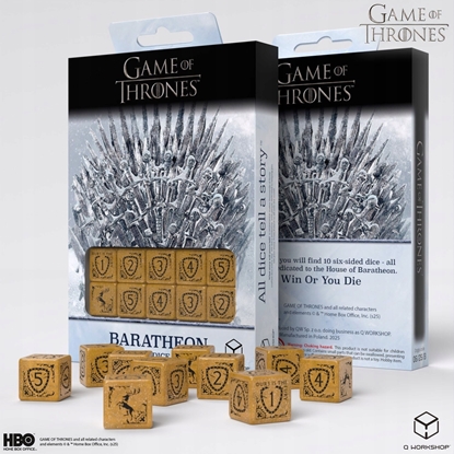Attēls no Q-Workshop Komplet ko¶ci D6: Gra o Tron - Baratheon