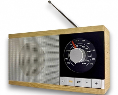 Attēls no Radio Krystyna w drewnianej obudowie