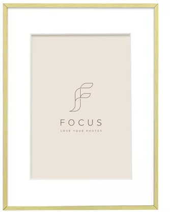 Изображение Ramka Focus Focus Aster Gold 24x30/PP 18x24