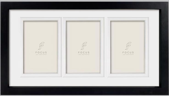 Picture of Ramka Focus Focus Dahlia Black 21x40/PP Collage 3*10x15