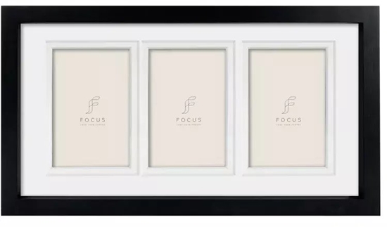 Picture of Ramka Focus Focus Dahlia Black 24x49/PP Collage 3*13x18